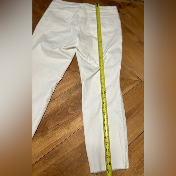 Talbots Flawless Women's Bright White Slim Ankle Curvy jeans size 12 - Picture 9 of 11